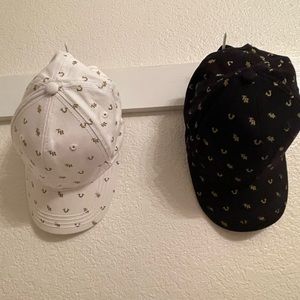 True Religion hat cap bundle (never worn)